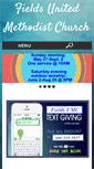 Mobile Screenshot of fieldsumc.org